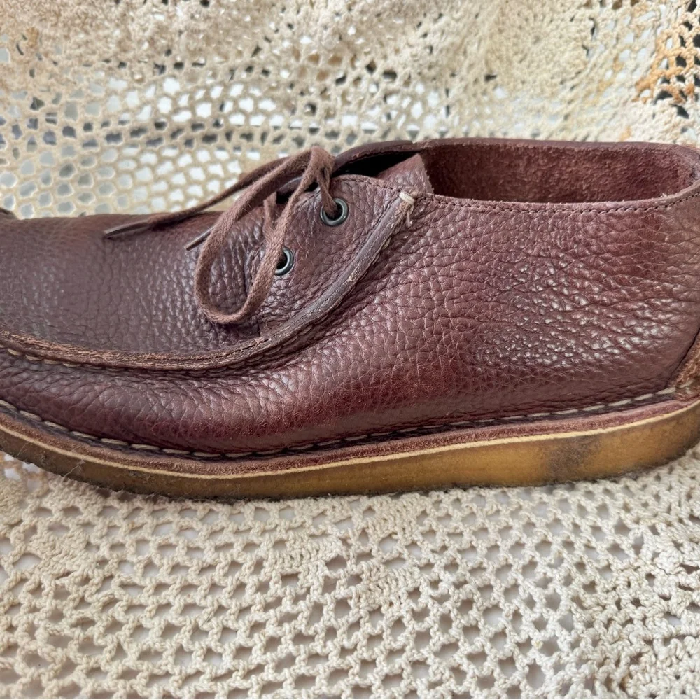 Clarks Originals Brown Leather Trek Shoes
